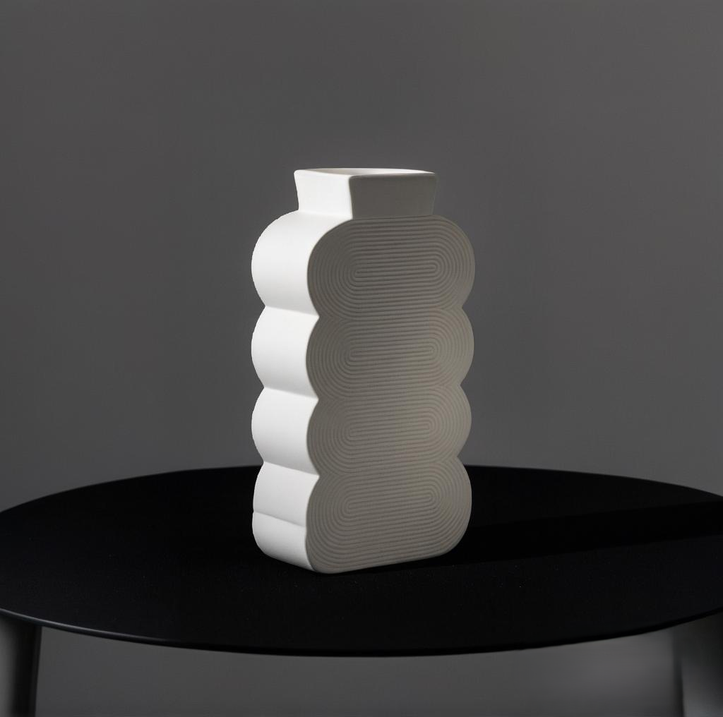 RIPPLE TOWER VASE