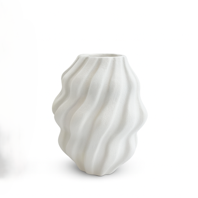 RIPPLE CREST VASE