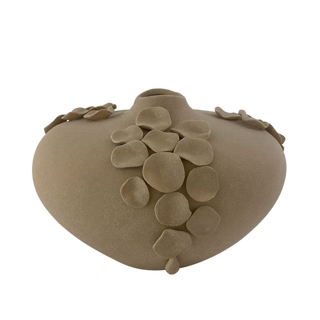 COINED BOWL VASE