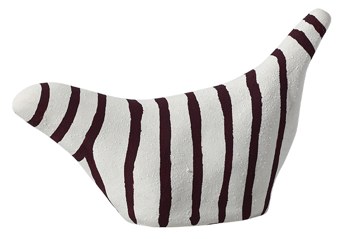 STRIPE-BIRD VASE
